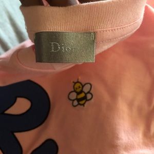 pink dior shirt (tags)